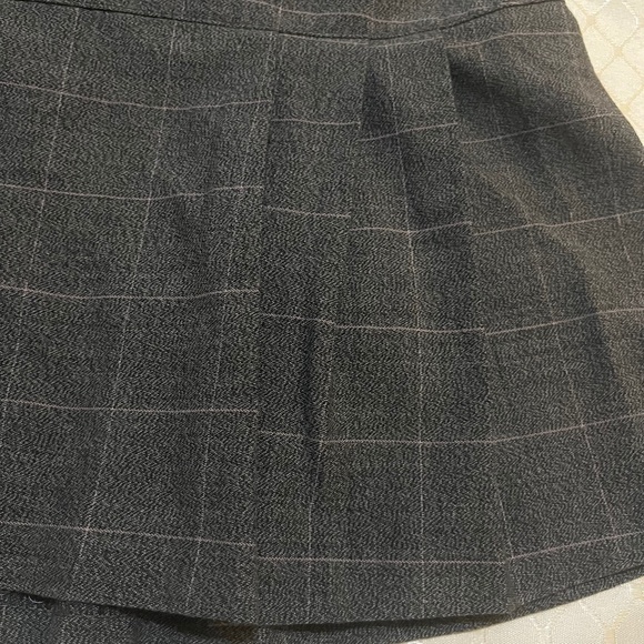 🛍️ 3 for $25 | V&X Grey Plaid Pleated Mini Skirt Tweed Academia Preppy Y2K Cute - Picture 2 of 7